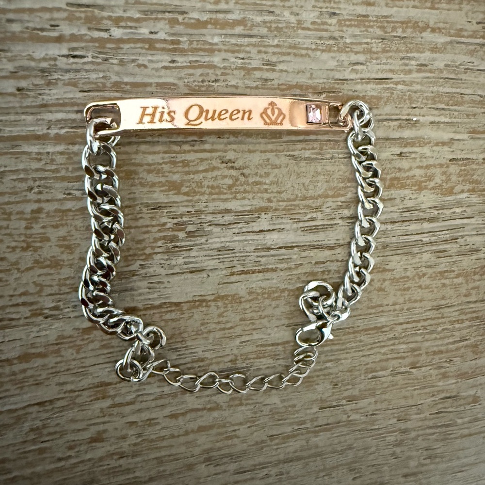 Silver and Gold Men's Bracelet
